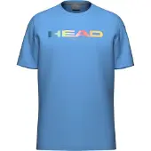 Head Racket Rainbow Short Sleeve T-shirt Bleu 3XL Homme