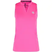 Osaka Court Sleeveless Polo Rose M Femme