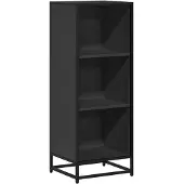 vidaXL Bibliothèque noir 40x35x107,5 cm bois d'ingénierie