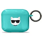 Karl Lagerfeld Kla3Uchfl Airpods 3Cover Niebieski/Blue Choupette