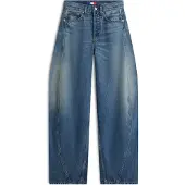 Tommy Hilfiger Jean 'Twisted Seam Mid Rise Barrel' bleu foncé