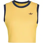 Adidas Heather Sleeveless T-shirt Jaune L Femme