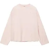 Pull&Bear Sweat-shirt 'STWD' rose / blanc