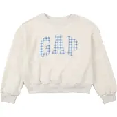 Gap Sweat-shirt bleu / gris chiné / blanc