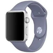 Mercury pasek Silicon Apple Watch 38/40/ 41 mm lawendowy/lavender (Acier inoxydable, Silicone), Sangles de montre, Pink, Violet