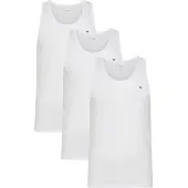 Tommy Hilfiger Um0um03867 Sleeveless Base Layer 3 Units Blanc M Homme