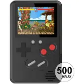 , console portable Slim avec 500 jeux, noir