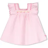 Billieblush U21813 Sleeveless Dress Rose 6 Months Fille