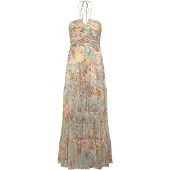 Ralph Lauren Robe beige / bleu clair / rose / blanc