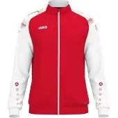 Jako Veste en polyester Sonic rouge/blanc 140