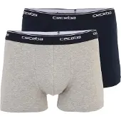 Ceceba Boxers bleu marine / gris chiné / blanc cassé