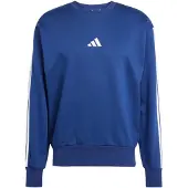 Adidas Essentials 3 Stripes Fleece Sweatshirt Bleu S Homme