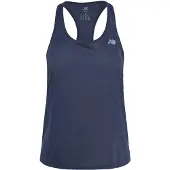 New Balance Athletics Sleeveless T-shirt Bleu S Femme