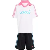 Adidas Lse Pinstr Bébé - Survêtements, Blanc - Taille 117 - 122 CM - Poly Jersey