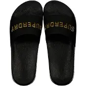 Superdry Mule jaune d'or / noir