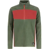 Protest Marnix Half Zip Long Sleeve T-shirt Vert 140 cm Garçon