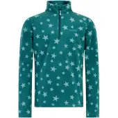 Protest Remissy Half Zip Fleece Vert,Bleu 128 cm Enfants