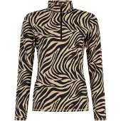 Protest Esher Half Zip Fleece Beige M Femme