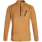 Protest Humans Half Zip Fleece Marron S Homme