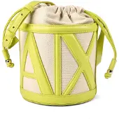 Armani Exchange pour femme. XW002183AF22635M7144 Sac seau naturel (OSFA), Beige, Casuel, Polyester