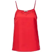 Salsa Jeans 21011122 Sleeveless T-shirt Rouge M Femme