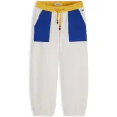 Tommy Hilfiger Pantalon bleu foncé / jaune / blanc