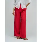 Salsa Jeans Print High Waist Pants Rouge M / 30 Femme