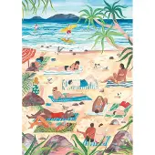 Pieces & Peace Puzzle Jour de plage 1000 pièces puzzle coloré