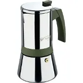 San Ignacio Cafetière Inox Experto 9 Tasses Acier Inoxydable Durable, Capacité 9 Tasses -
