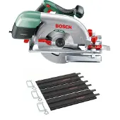 Bosch PKS 66-2 AF Scie circulaire portative 190 mm 1600 W + lame SpeedLine + rail de guidage 70 cm ( 0603502004 )