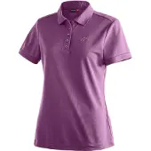 Maier Sports Ulrike Short Sleeve Polo Violet 42 Femme