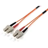 Equip Pro - Cordon de raccordement - mode unique SC (M) pour mode unique SC (M) - 2 m - 2 m - fibre optique - duplex - 9 / 125 micromètres - OS2 - sans halogène - jaune