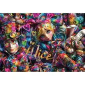 Bluebird Puzzle Casse-tête Bluebird Casse-tête Alice im Graffitiland - 1000 Teile Puzzle
