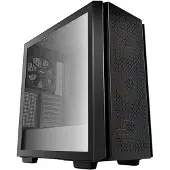 DeepCool MID TOWER CASE CG560 Fenêtre latérale, Noir, Mid-Tower, Alimentation incluse Non