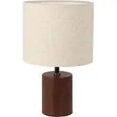 Koopman Lampe de table avec abat-jour en textile, 23 x 36 cm