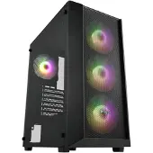 Fortron POC0000214 FSP Geh Midi CMT218 ATX/M-ATX/M-ITX/ARGB o.N. Noir au détail