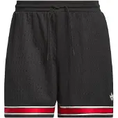 Adidas Pantalon rouge / noir / blanc