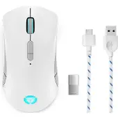 Lenovo Souris de jeu - - Legion M600 - Filaire - Optique - Blanc/Gris