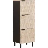 vidaXL Meuble haut, surface blanche vieillie, 40 x 33 x 110 cm