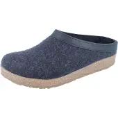 Iesse Schuh Chaussures de randonnée Haflinger Grizzly, modèle Torben, pour hommes. Pantoufles, chaussures d'intérieur, couleur gris, style décontracté