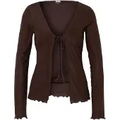 Urban Classics Cardigan chocolat