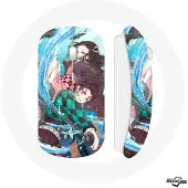 CAPACHEAP Souris Sans Fil Tanjiro et Nezuko Kimetsu no Yaiba Anime