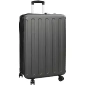 vidaXL Valise avec serrure gris foncé 50 x 30 x 76 cm ABS plastique