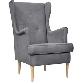 vidaXL Fauteuil Gris clair ARES