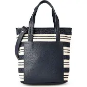Tom Tailor Cabas 'Elodie' beige / bleu