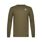 SikSilk T-Shirt olive / blanc