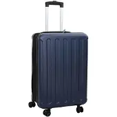 vidaXL Valise avec serrure bleu foncé 43 x 27 x 66 cm ABS plastique