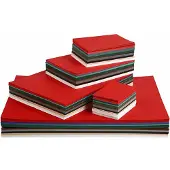 Creativ Company Carton aux couleurs de Noël, A2+A3+A4+A5+A6 , 180 g, couleurs assorties, 1 800 feuilles assorties
