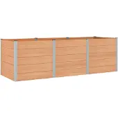 vidaXL Jardinière surélevée marron 300 x 100 x 91 cm