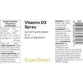 SuperSmart Vitamin D3 Spray 2000 UI Dietary Supplement - 25 ml
